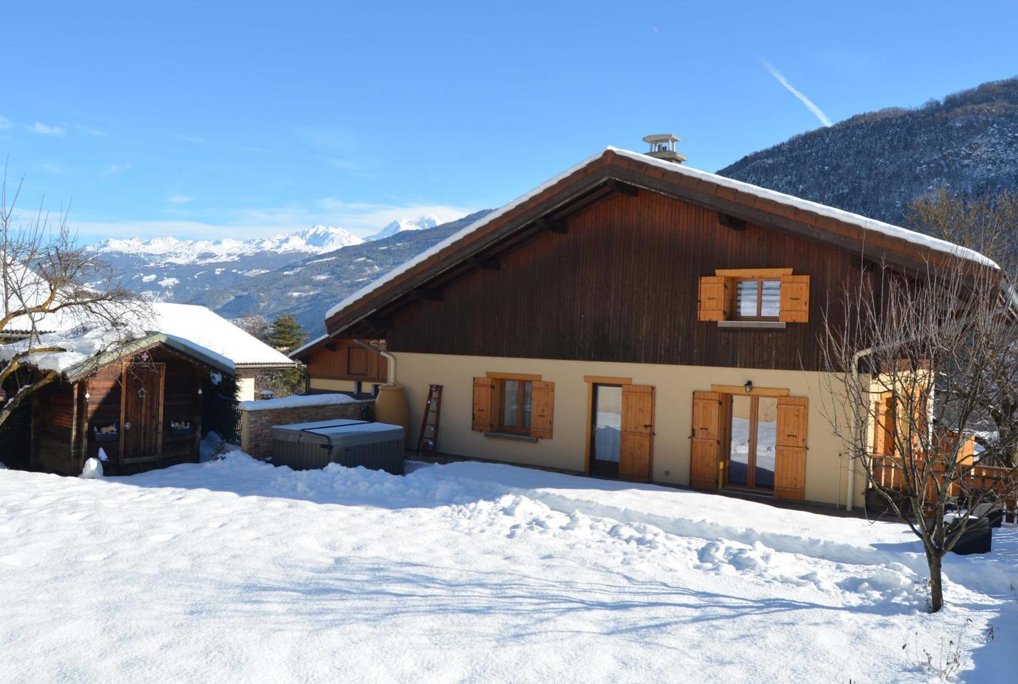 Chalet Avec Jacuzzi, Billard, Jardin Clos, Proche Paradiski La Plagne Bagian luar foto