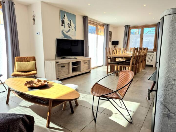 Chalet Avec Jacuzzi, Billard, Jardin Clos, Proche Paradiski La Plagne Bagian luar foto